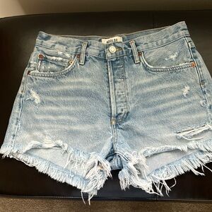 AGOLDE denim cutoff Parker shorts. Size 26